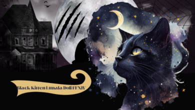 Black Kitten Lunala Doli FFXIV