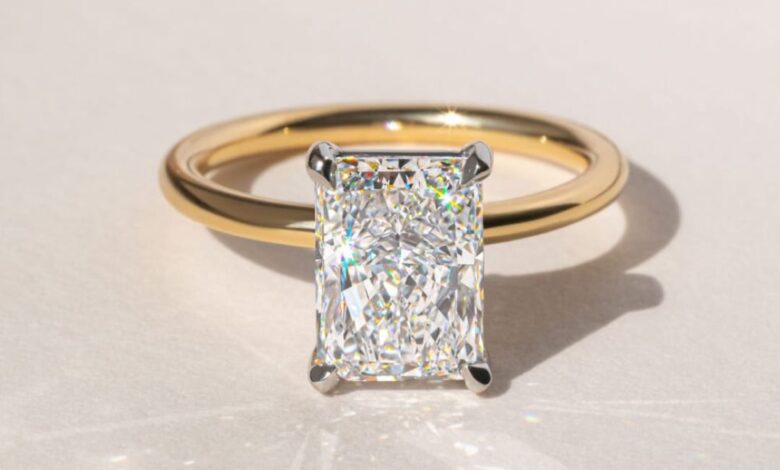 Engagement Rings Radiant: The Versatile Design for Any Dress Code