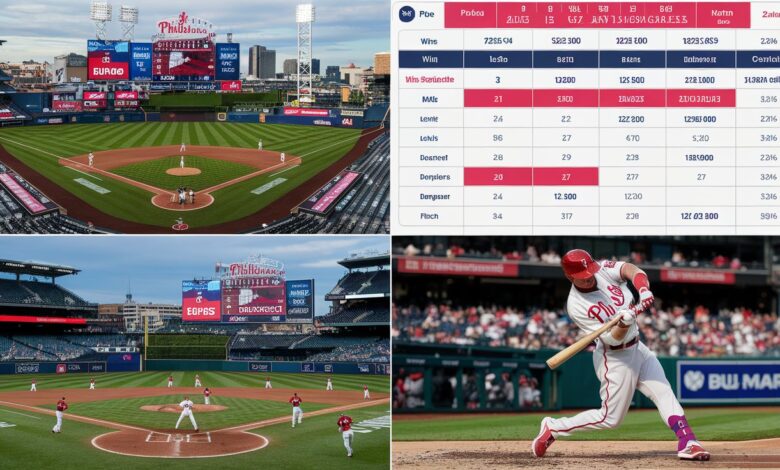 phillies vs washington nationals match player stats​