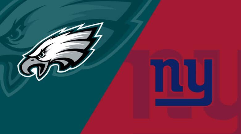 new york giants vs philadelphia eagles match player stats​