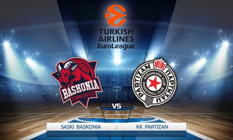 baskonia vs kk partizan match player stats​