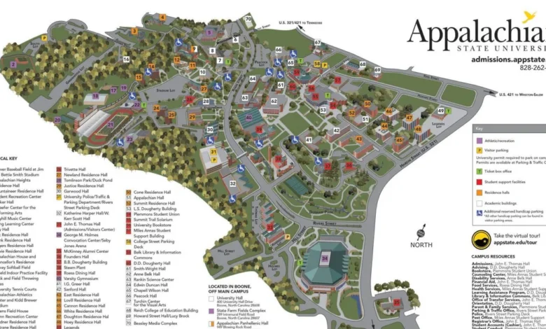 app state campus map​